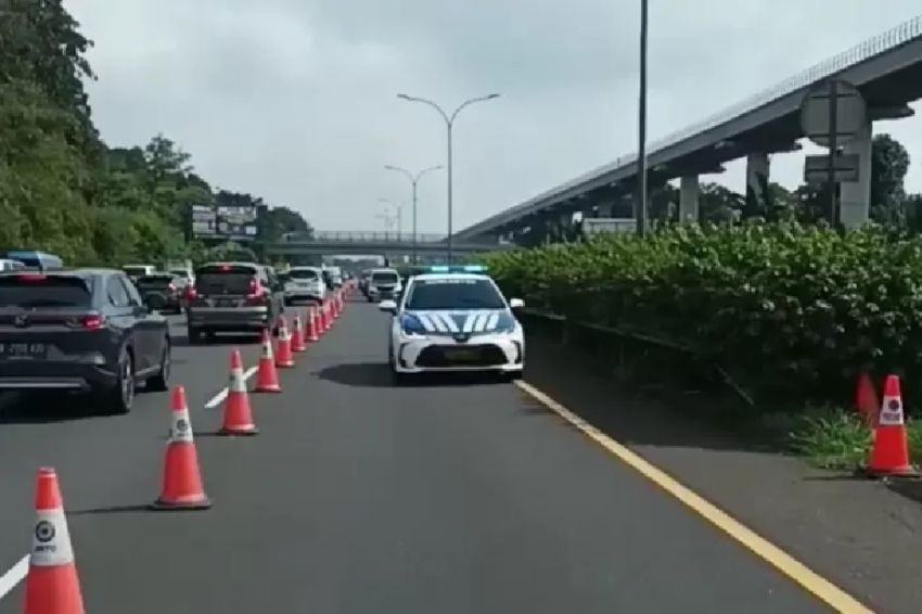 Contraflow Diberlakukan di Tol Jagorawi Arah Jakarta Sore Ini