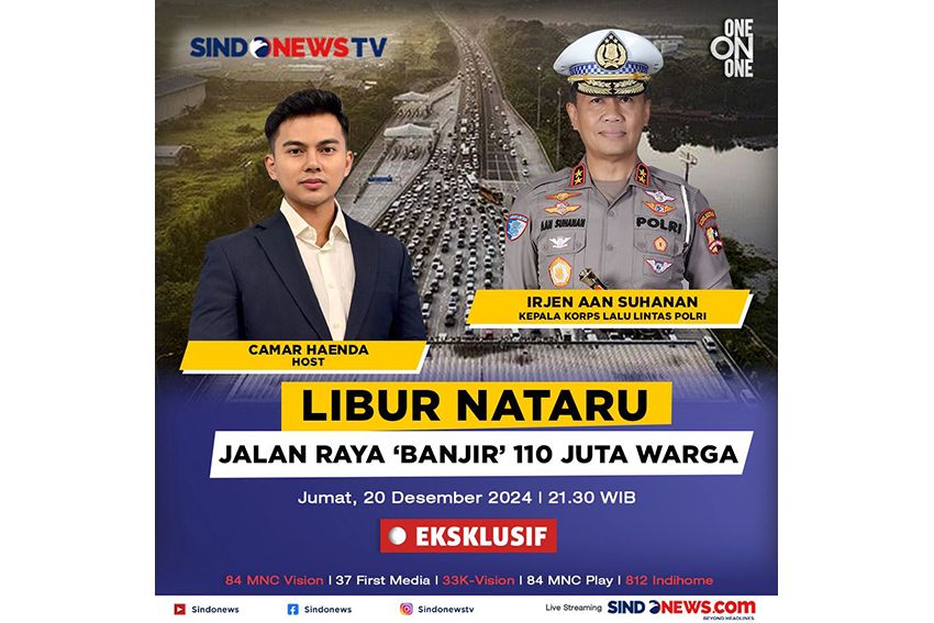 One on One Bersama Kakorlantas Polri Irjen Pol Aan Suhanan, Malam Ini Hanya di Sindonews TV